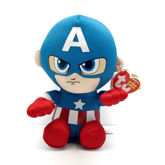 captain america ty beanie baby